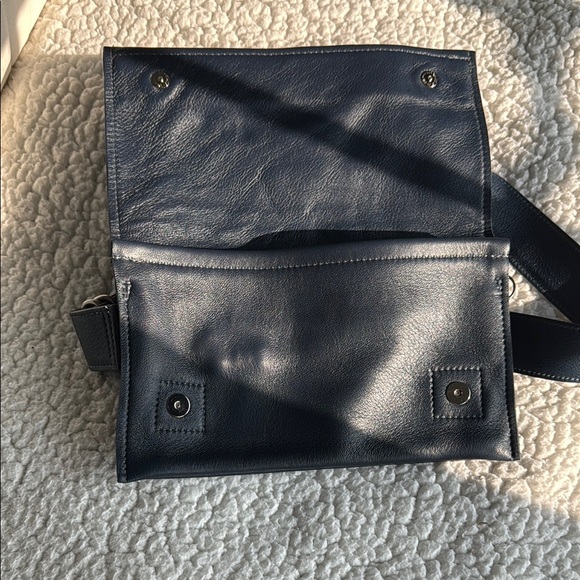 Navy Blue Crossbody Bag with Adjustable Strap - Picture 2 of 2